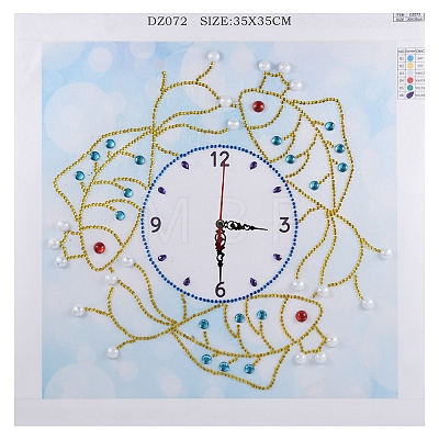 DIY Diamond Painting Clock Kits PW-WG243EB-01-1