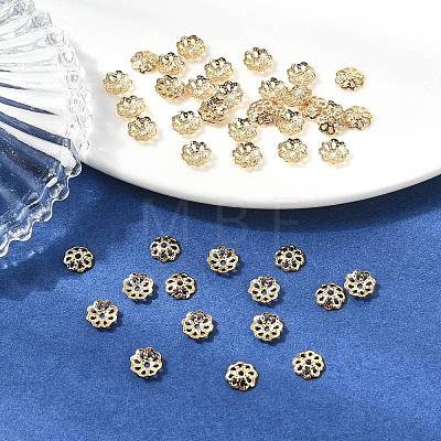 SHEGRACE Brass Beads Caps XGRPCU187-280G-1