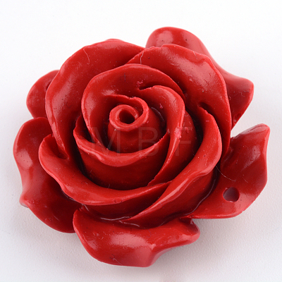 Rose Flower Cinnabar Links CARL-Q004-72-1