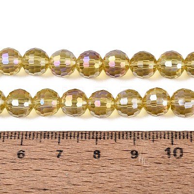 Transparent Glass Beads Strands GLAA-Q107-02A-06-1