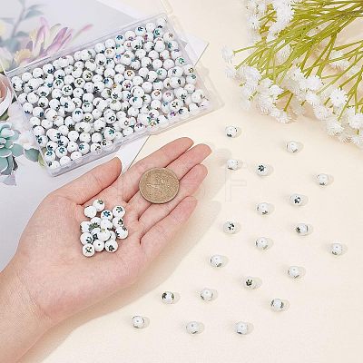 CHGCRAFT 240Pcs 3 Colors Autumn Theme Electroplate Glass Beads EGLA-CA0001-03-1