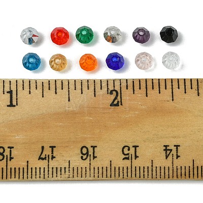 480Pcs 12 Colors Imitate Austrian Crystal Bicone Glass Beads GLAA-FS0001-66-1