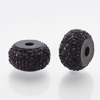 Resin Rhinestone Beads RESI-T020-01F-01-1