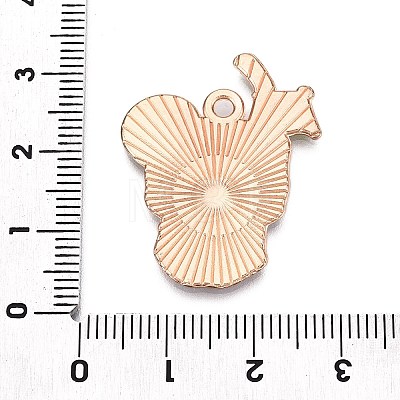 Alloy Enamel Pendants ENAM-T021-09KCG-1