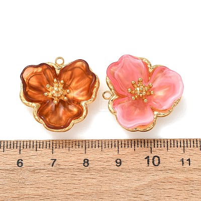 304 Stainless Steel Enamel Pendants SA-K001-02G-1