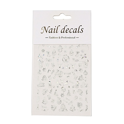 PET Christmas Laser Nail Art  Sticker MRMJ-B003-05S-1