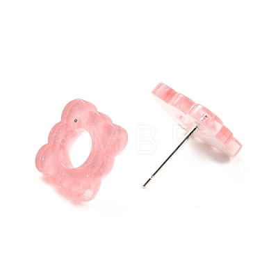Acrylic Stud Earring Finding FIND-B003-01A-1