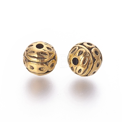 Tibetan Style Zinc Alloy Beads PALLOY-ZN191-AG-FF-1