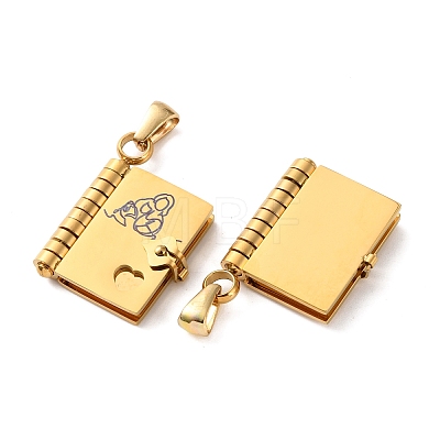 304 Stainless Steel Pendants SA-CBA694E-01G-06-1