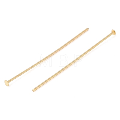 Brass Flat Head Pins KK-N254-47D-G-1