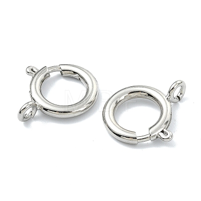 SHEGRACE Brass Spring Ring Clasps XGRPCN018-224P-1