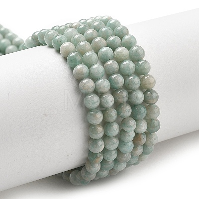 Natural Amazonite Beads Strands G-L618-A01-4mm-1