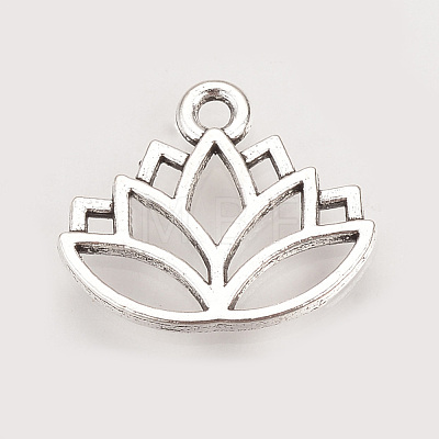 Tibetan Style Alloy Charms TIBE-Q075-50AS-LF-1