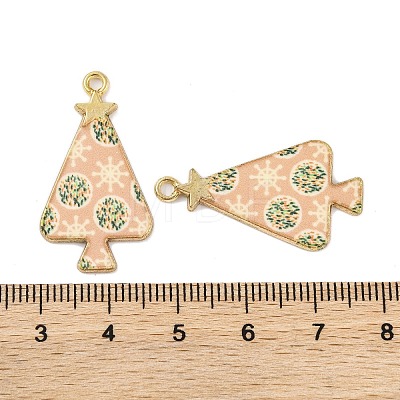 Christmas Theme Rack Plating Alloy Pendants FIND-M020-02F-G-1