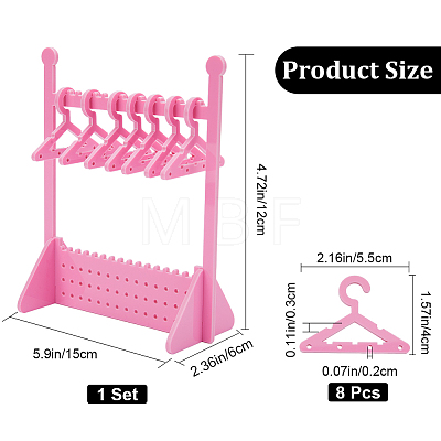 CRASPIRE 1 Set Acrylic Earring Display Stands EDIS-CP0001-14A-1