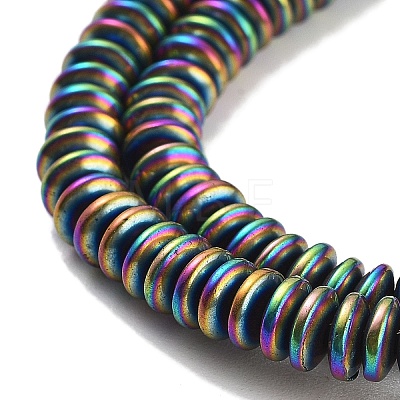 Electroplated Synthetic Non-magnetic Hematite Beads Strands G-P545-A01-01G-1