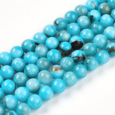 Natural Persian Jade Beads Strands G-A255-A02-04H-1