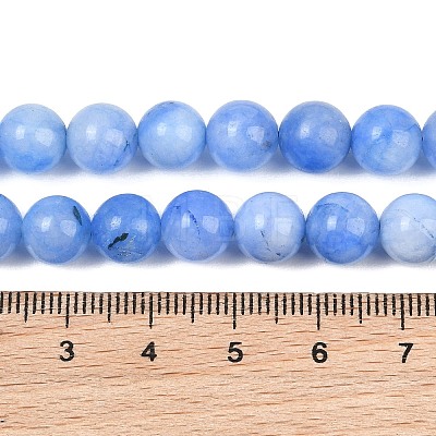 Natural Dyed White Jade Beads Strands GG-CBAEB22-B01-8mm-08-1