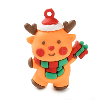 Christmas Theme PVC Plastic Pendants LS-FIND-I059-01E-1