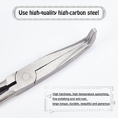 High Carbon Steel Bent Needle Nose Pliers PT-WH0006-05A-1