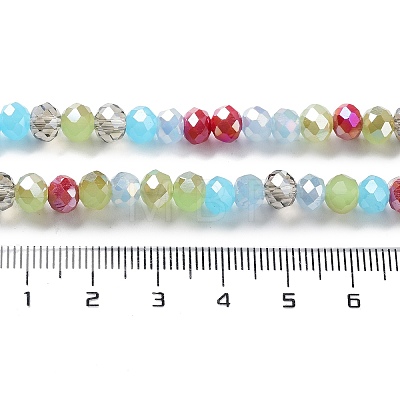 Glass Beads Strands EGLA-A034-M6mm-49-1