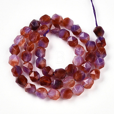 Dyed Natural White Jade Beads Strands G-T139-8mm-45J-1