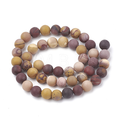 Natural Mookaite Beads Strands G-T106-157-1