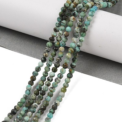 Natural African Turquoise(Jasper) Beads Strands G-P472-01-1