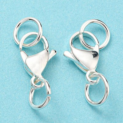 304 Stainless Steel Lobster Claw Clasps STAS-B045-06S-1