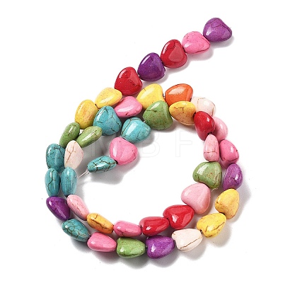 Synthetic Turquoise Beads Strands G-B140-F01-1