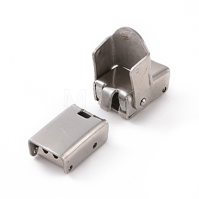 Tarnish Resistant 201 Stainless Steel Watch Band Clasps STAS-P221-22A-P-1