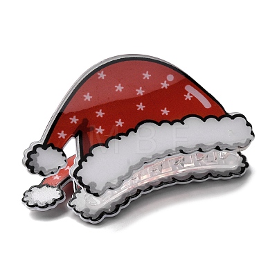 Christmas Claw Plastic Claw Hair Clips LS-PHAR-K006-01B-1