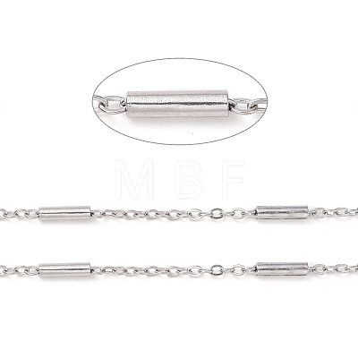 Tarnish Resistant Handmade 304 Stainless Steel Cable Chains CHS-G003-11P-A-1