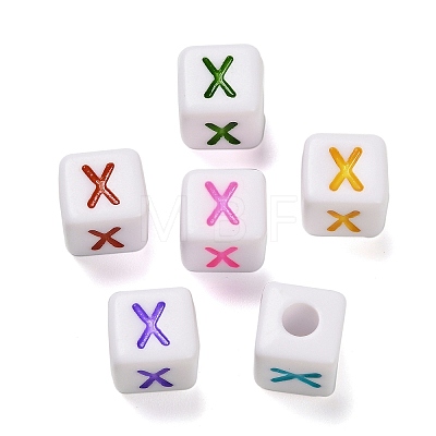 Opaque Acrylic Beads OACR-I022-01X-1