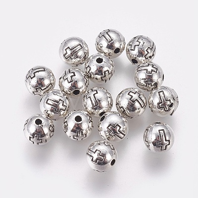 Alloy European Style Beads MPDL-WH0002-07AS-1