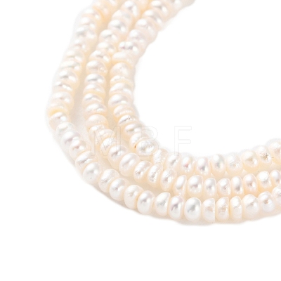 Natural Cultured Freshwater Pearl Beads Strands PEAR-I007-02H-01-1