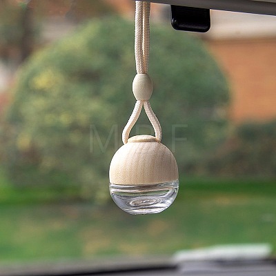 Globe Glass Empty Refillable Car Perfume Bottle PW-WGE3FD2-01-1