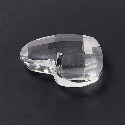 Transparent Glass Pendants GLAA-F118-01-1