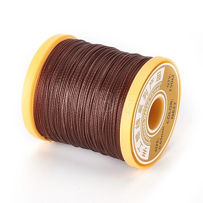 Round Waxed Polyester Cord YC-E004-0.65mm-N623-1