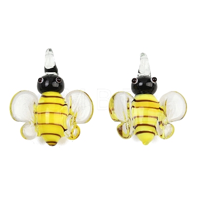 Handmade Lampwork Pendants LAMP-C026-03-1