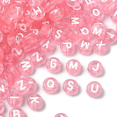 150Pcs Transparent Acrylic Beads TACR-YW0002-32E-1