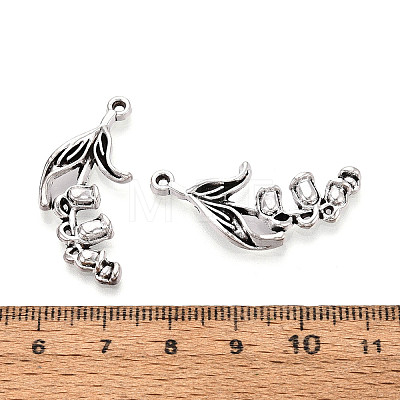 Tibetan Style Alloy Pendants TIBE-N014-14AS-1
