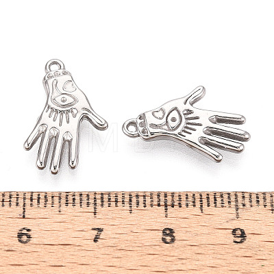 304 Stainless Steel Pendants STAS-N114-49P-1