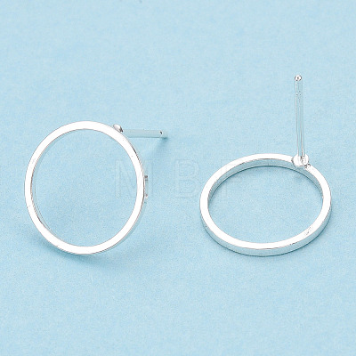Brass Ear Stud Findings KK-S336-33S-1