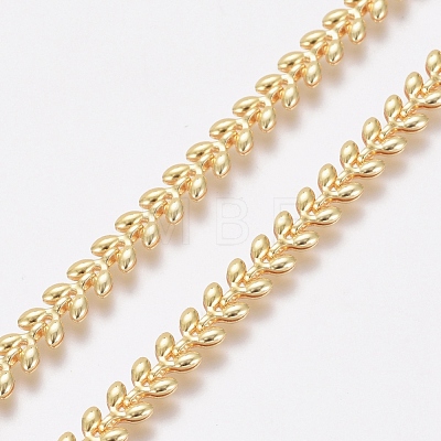 Brass Handmade Cobs Chains CHC-G006-16G-1