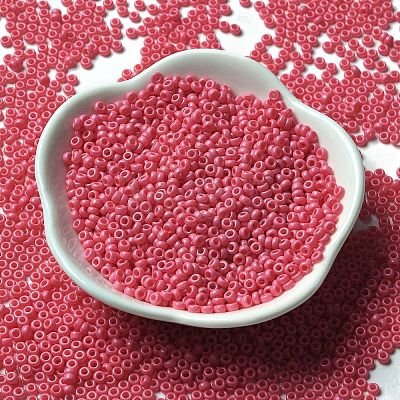 Baking Paint Glass Seed Beads SEED-P006-03A-08-1