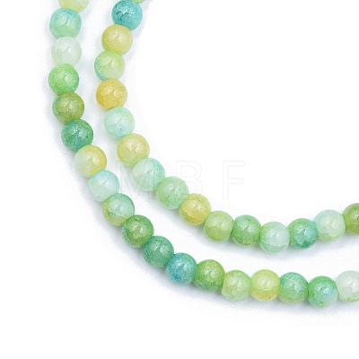Crackle Glass Beads Strands GLAA-N046-004B-18-1