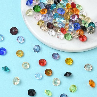 Imitation Austrian Crystal Beads SWAR-F061-4x8mm-M-1