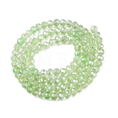 Electroplate Glass Beads Strands EGLA-A044-T3mm-A09-1