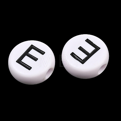 Opaque Acrylic European Beads AC-CBA3BDD-01E-1
